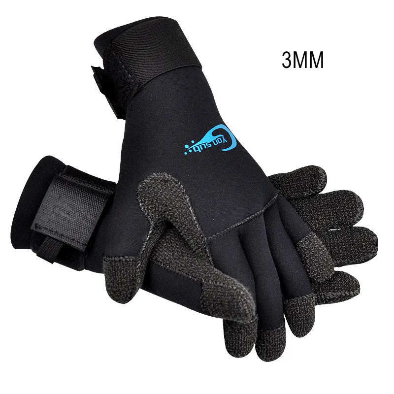 3MM Thicken Kevlar Diving Gloves Scratch Proof Fish Hunting Warm Gloves Deep Dive Underwater Spearfishing Skiing Swim Gloves