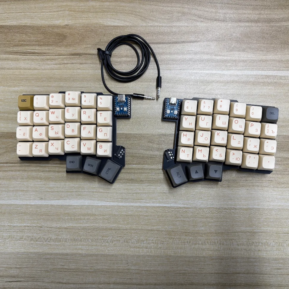 Silakka54 有線分割メカニカルキーボード カスタマイズ可能なシングル