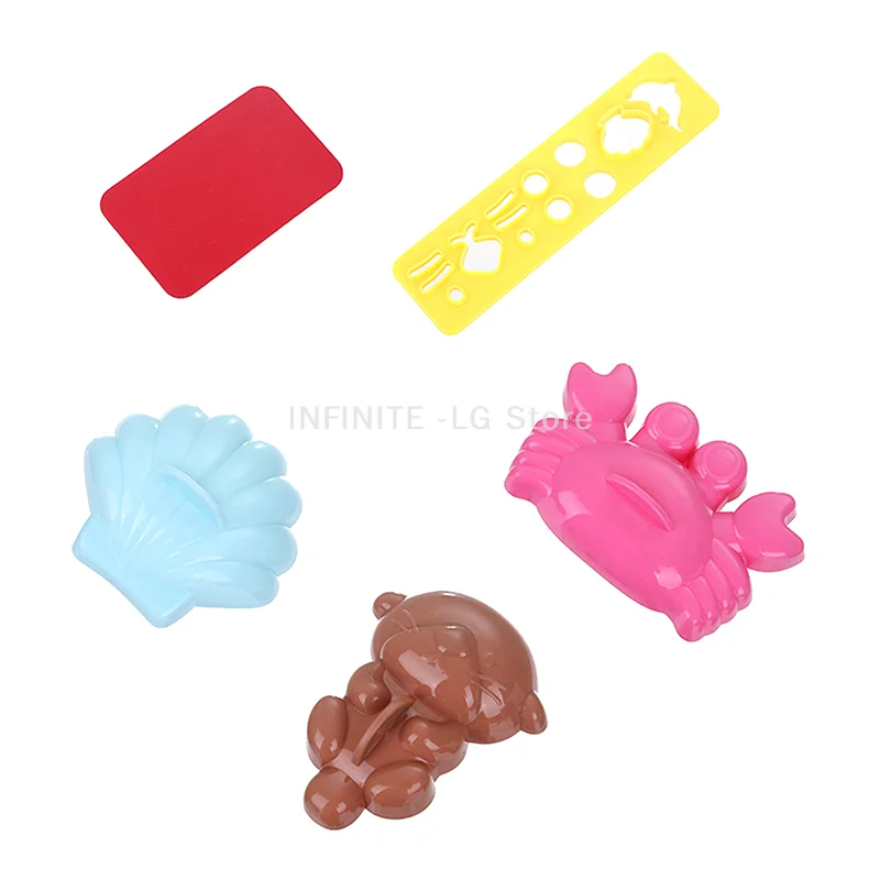 

DIY Baby Kids Breakfast Bento Marine Animal Sandwich Molds 4PCS Cartoon Sushi Rice Ball Mold Kitchen Gadgets
