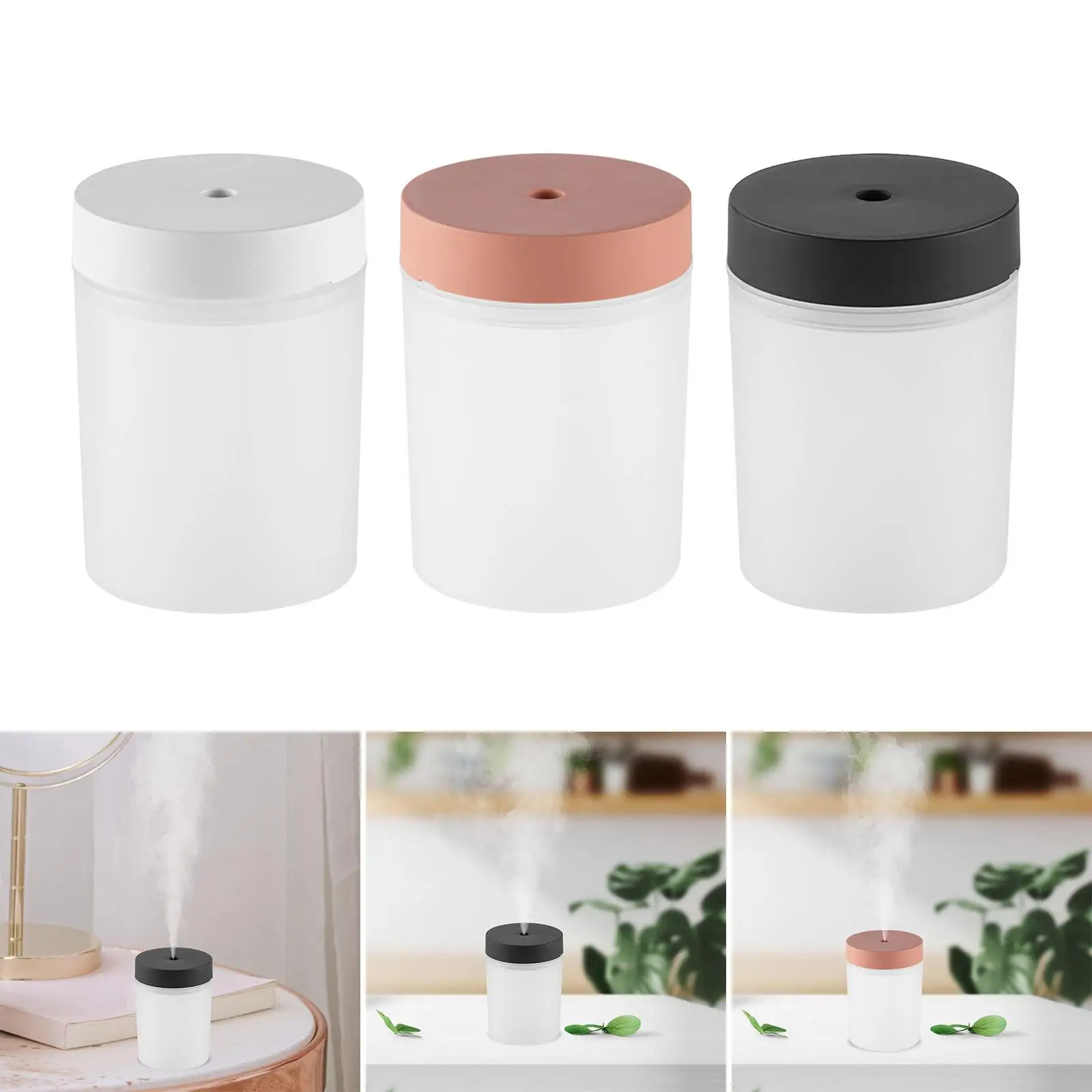 Mini Car Humidifier Cold Mist Humidifier Auto Shut Off 2 Mist Modes Portable
