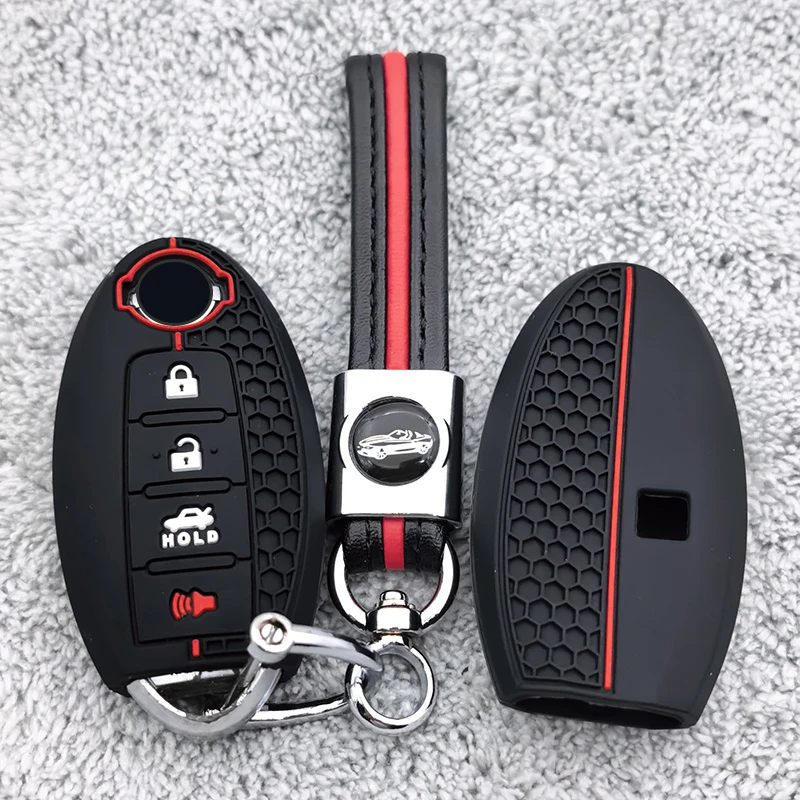 New Car Key Case Fob Protect Cover Keychain Shell for NISSAN Maxima Altima Versa Sentra Sunny Sylphy Teana Qashqai X-Trail Juke