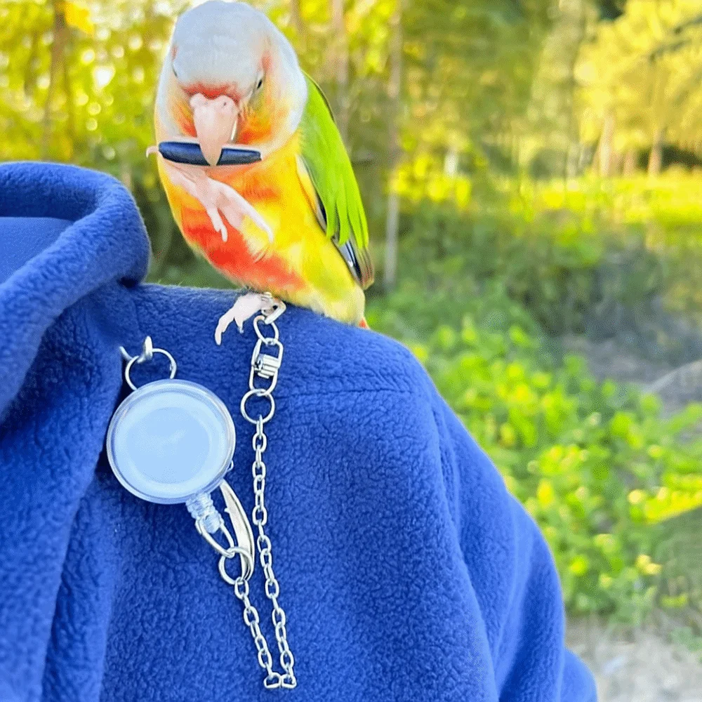 Portable Bite Resistant Parrot Traction Rope Adjustable Lightweight Bird Foot Chain Anti-lost Anti-flying Training Leash Walking