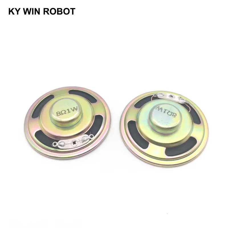 2pcs/lot New Ultra-thin speaker 8 ohms 1 watt 1W 8R speaker Diameter 50MM 5CM thickness 13MM