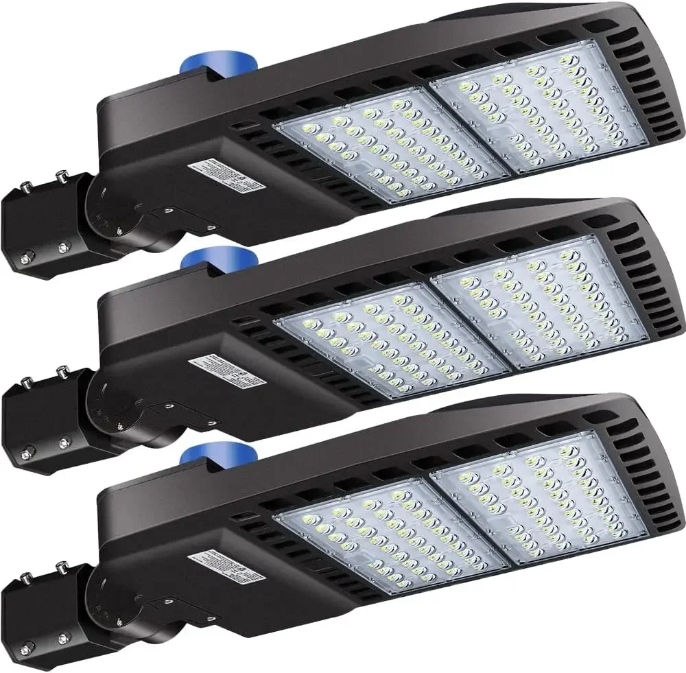 

200W LED Parking Lot Lights Adjustable Slip Fit Mount with Dusk to Dawn Photocell Outdoor Commercial Area Lighting