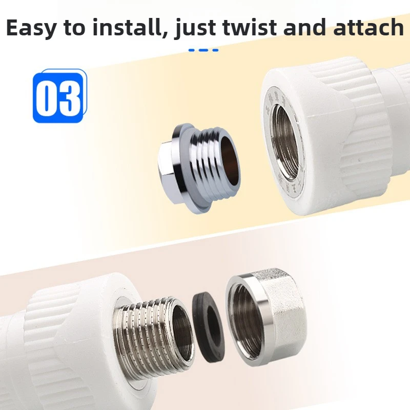 1/2'' Inch Solid Brass Pipe Cap, Full Copper Internal External Threaded Plug for High Pressure Plumbing