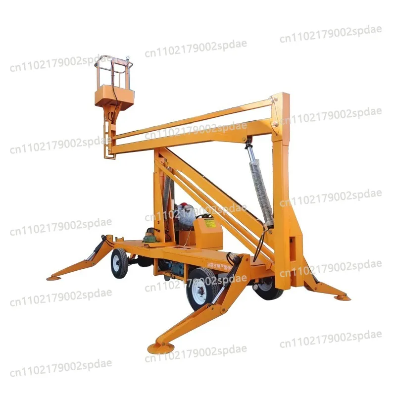 Articulated Arm Lift Electric Hydraulic Aerial Work Platform For Outdoor Industrial Maintenance And Facility Service