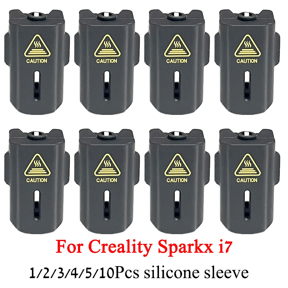 For Creality Sparkx i7 Silicone Socks 3D Printer Hotend Protector Cover Case Heat Insulation for Sparkx i7 Silicone Sleeve Part