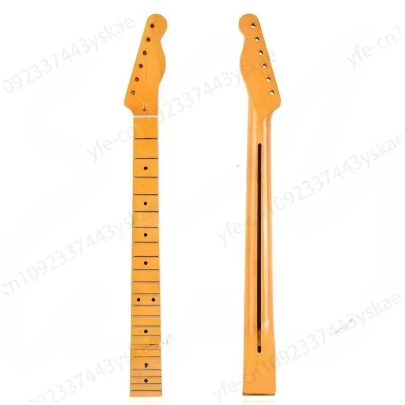 Guitar Neck 22 Fret Electric Guitar Neck Replace Electric Guitar Parts Maple Wood