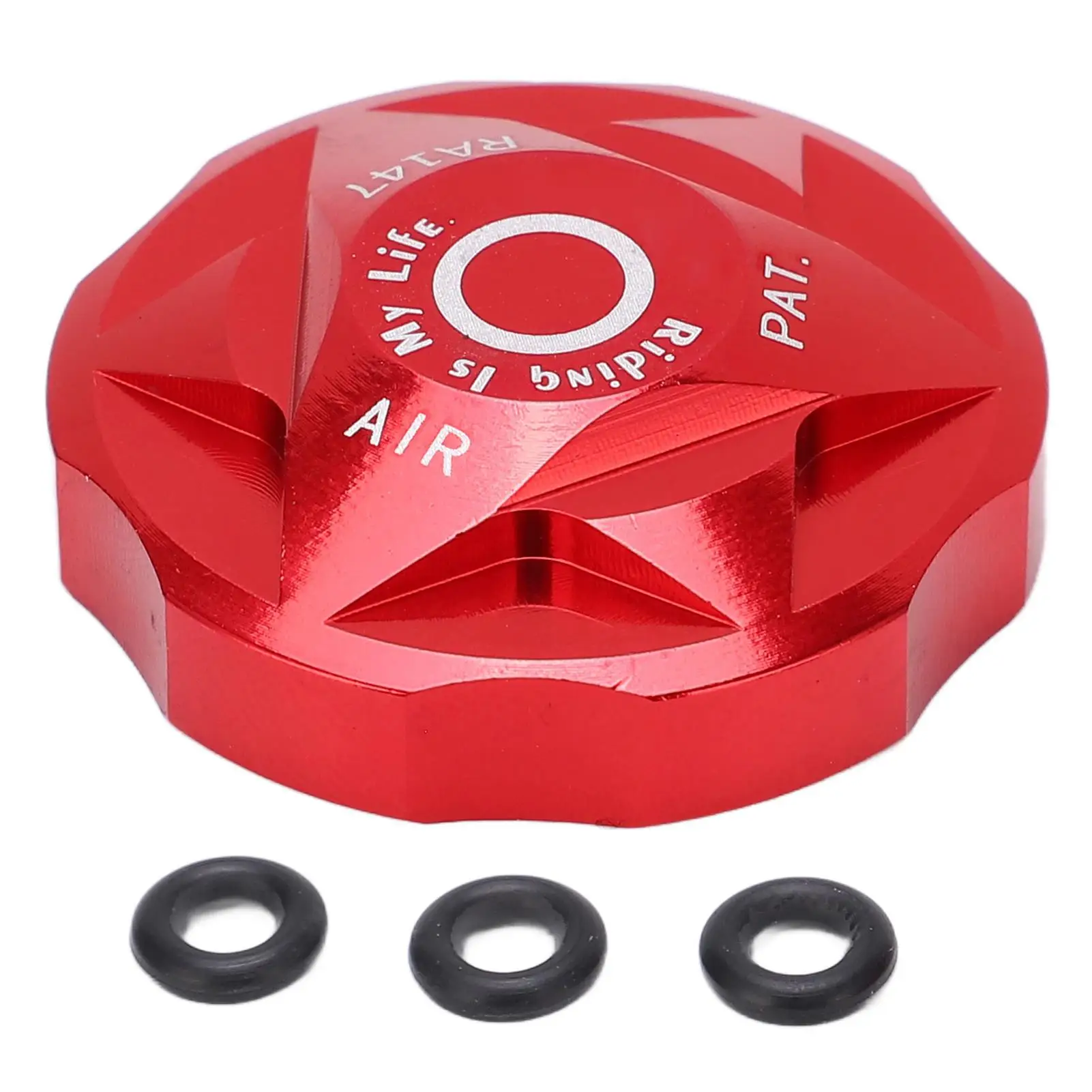 

Aluminium Alloy Front Fork Air Chamber Cover Suspension Fork Gas Valve for mountain Bike