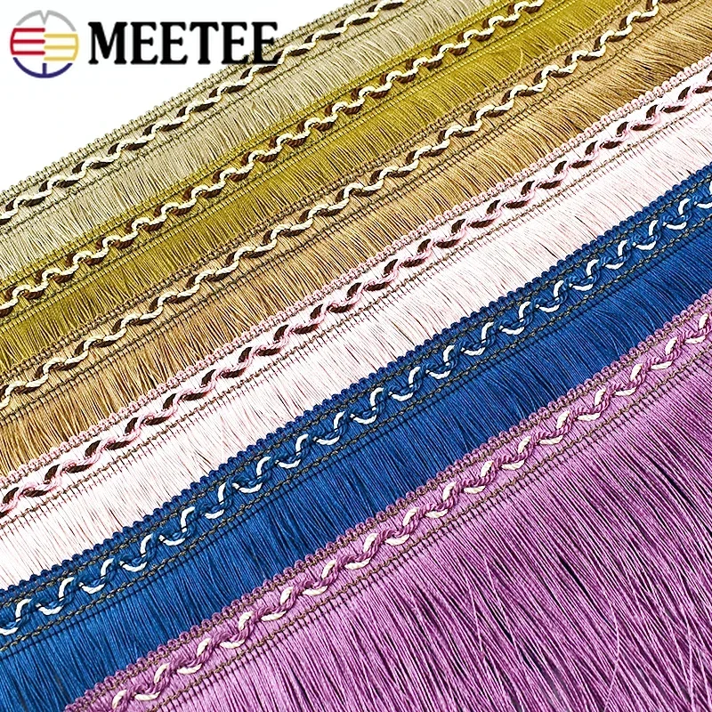 1/2M Tassel Fringe For Garment Lace Trim Band Curtain Home Textile Ribbon Tassels Dresses Trimming Fringes DIY Sewing Accessorie
