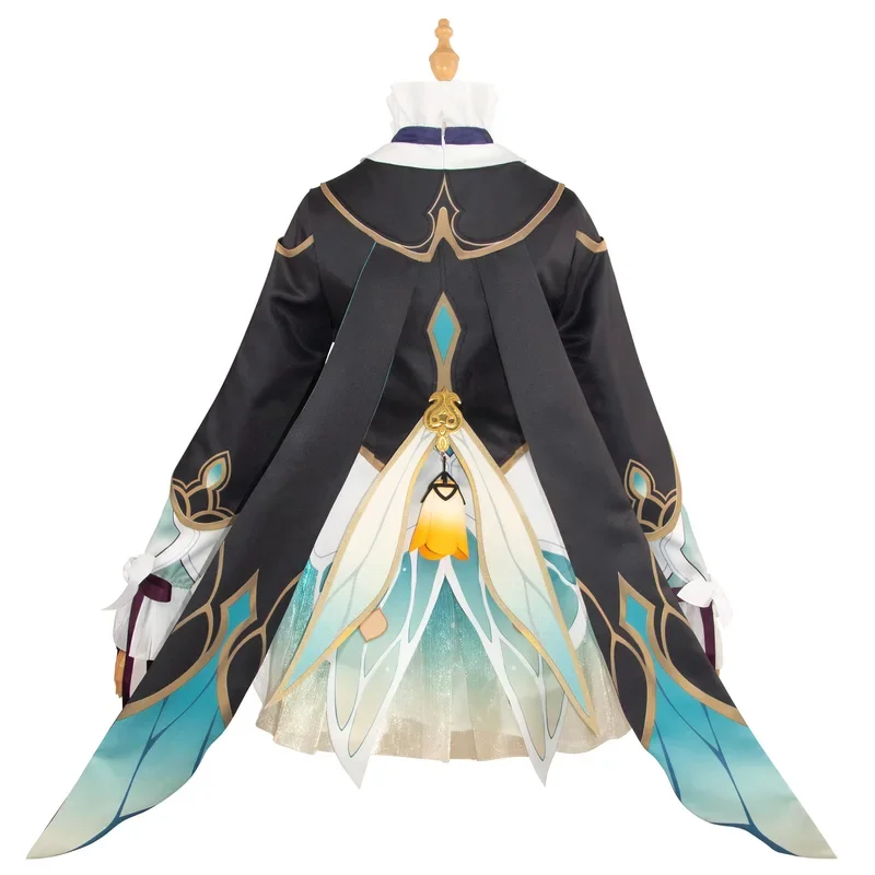 Game Honkai Star Rail Firefly Cosplay Costume Dress Uniform Wig Full Set Suits Uniform Firefly Cosplay Wig Costume Props