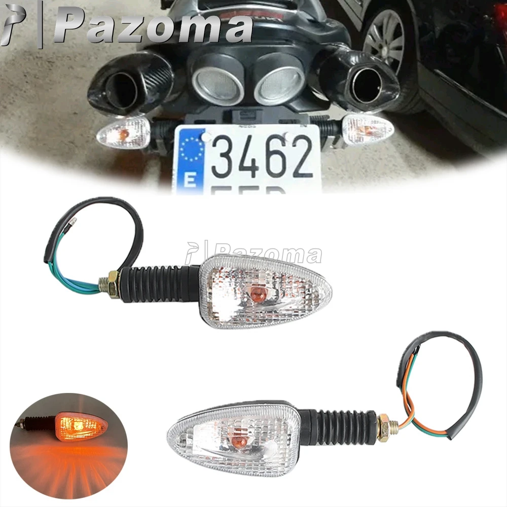 Motorcycle Turn Signal Flashing Light Signals Indicator Clear Len Blinker Lamp For BMW R1100GS R1100R R1100 GS R1150GS R1150 ADV