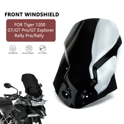 Motorcycle New Sports WindScreen Windshield Visor Deflector For TIGER Tiger 1200 GT/GT Pro/GT Explorer/Rally Pro/Rally Explorer