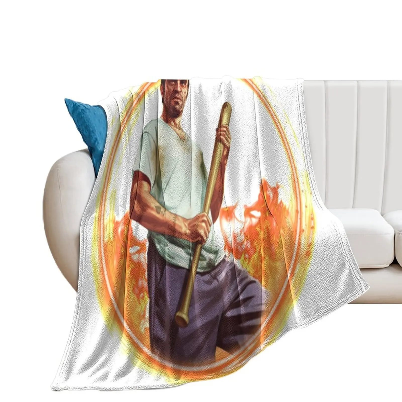 

Trevor GTA 5 Throw Blanket Decoratives Decorative Sofa bed plaid Blankets