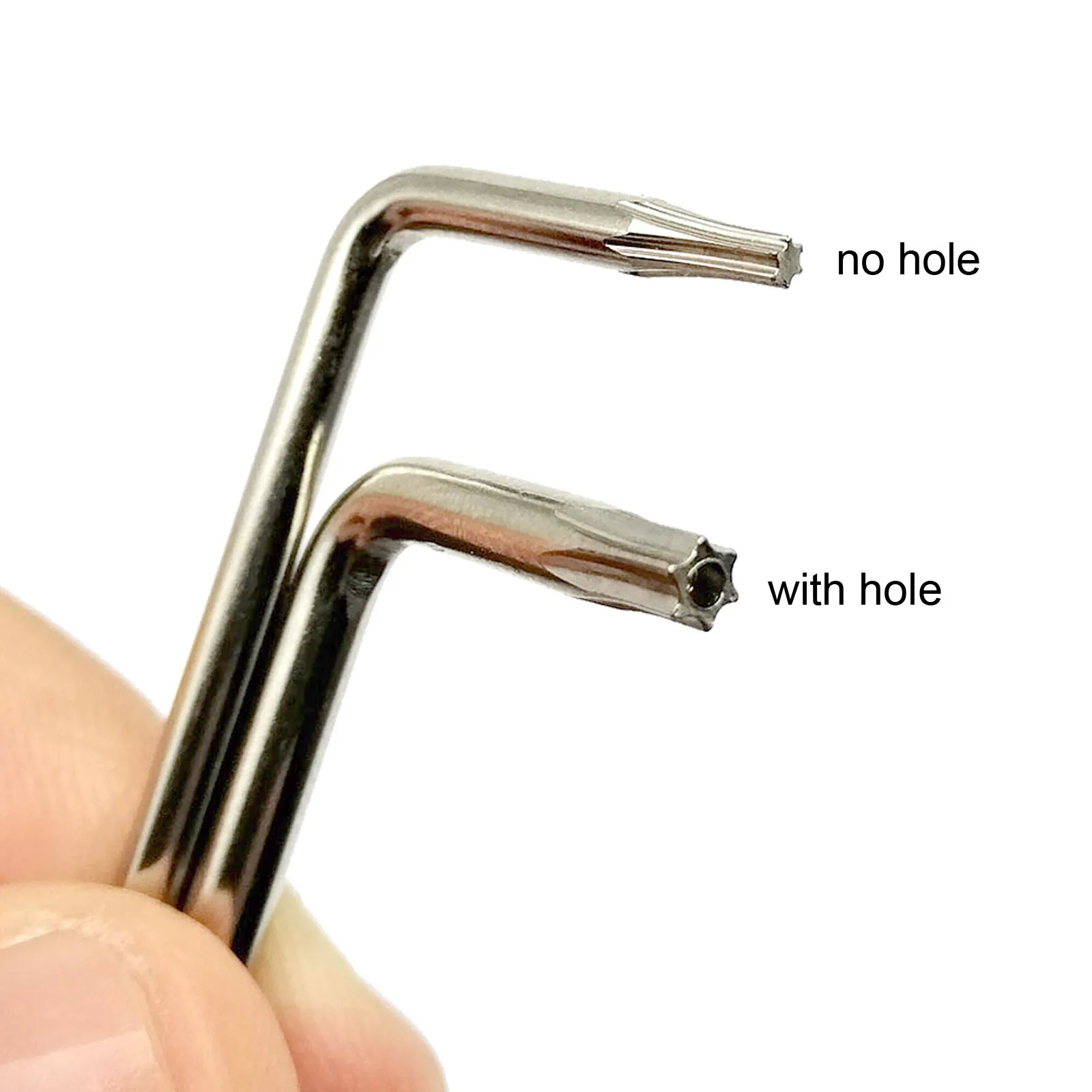 T4 T5 T6 T7 T8 T9 T10 T15 T20 T25 T30 T40 Six Lobe Torx Head Tamper Proof Security Bolt Hole Screwdriver Screw Driver Key 1pc