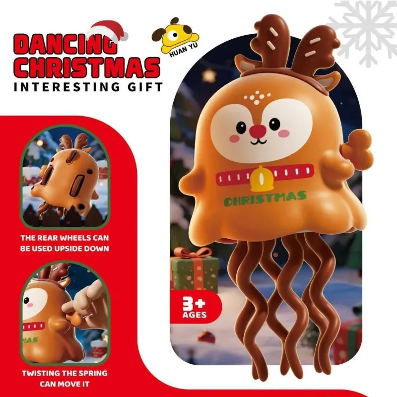 Nuovi giocattoli per bambini con mais danzante magico Inerzia tirare indietro Polpo creativo Tazza intera Giocattoli divertenti Natale, Halloween
