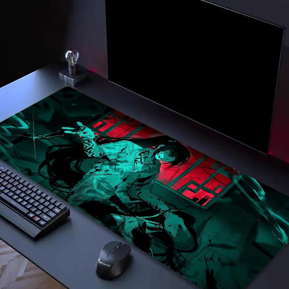 Game Limbus Company Mouse Pad Keyboard Desk Mats, Kawai Rubber, Non-Slip Desk Mat, XXL90x40cm