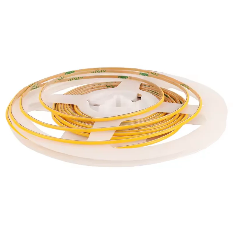 2mm Ultra Thin COB LED Strip Light DC12V For Car decorations Atmosphere lights Flexible Linear Tape Lamp Bar Red/Orange/Blue 5m