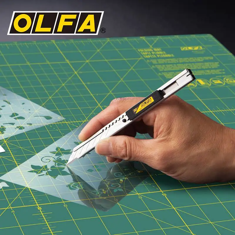 Japanese original OLFA small utility blade (SAB-10 10 pieces) standard universal 9mm replacement blade (DKB-5 50 pieces) car wrapping paper cutting