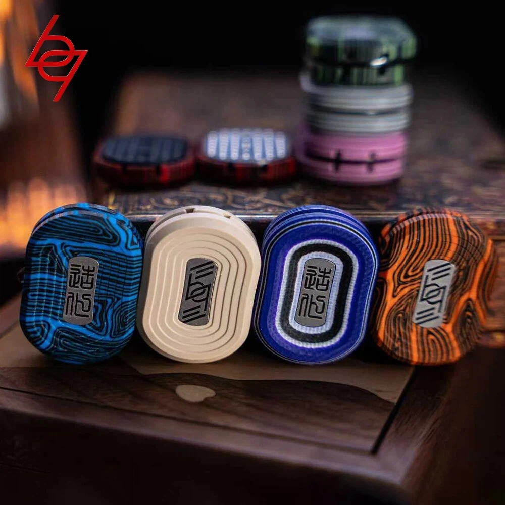 BRIGHT BLOOD EDC Zao Hua  Random Color Fidget Slider Stress Relief Toy Fidget Toys For Adults Push Slider Anxiety Relief Gadgets