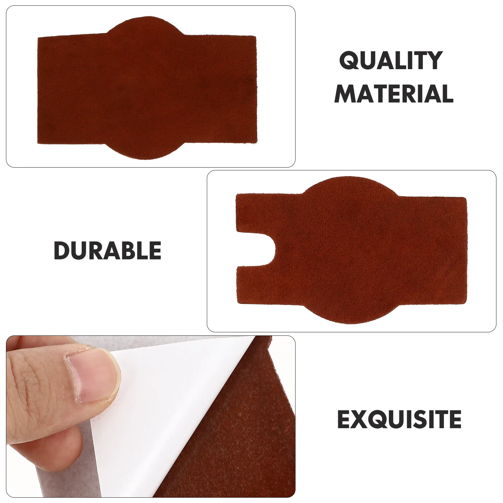 

2 Pcs Non-slip Mat Skid Erhu Nonslip for Anti- Pad Cowhide Anti-skid Instrument Accessories