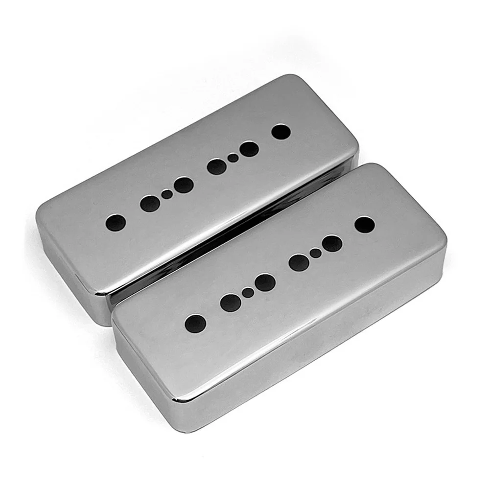 Brass 6 String Pickup Cover Designed for Electric For Guitars with Open Top Acoustic Response and Fit Integrity