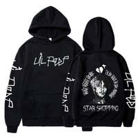 Rapper Lil Peep Cry Baby Hoodies Men Clothing Fashion Vintag Hoodies Fashion Letter Printed Graphic Sweatshirts Casual Harajuku
