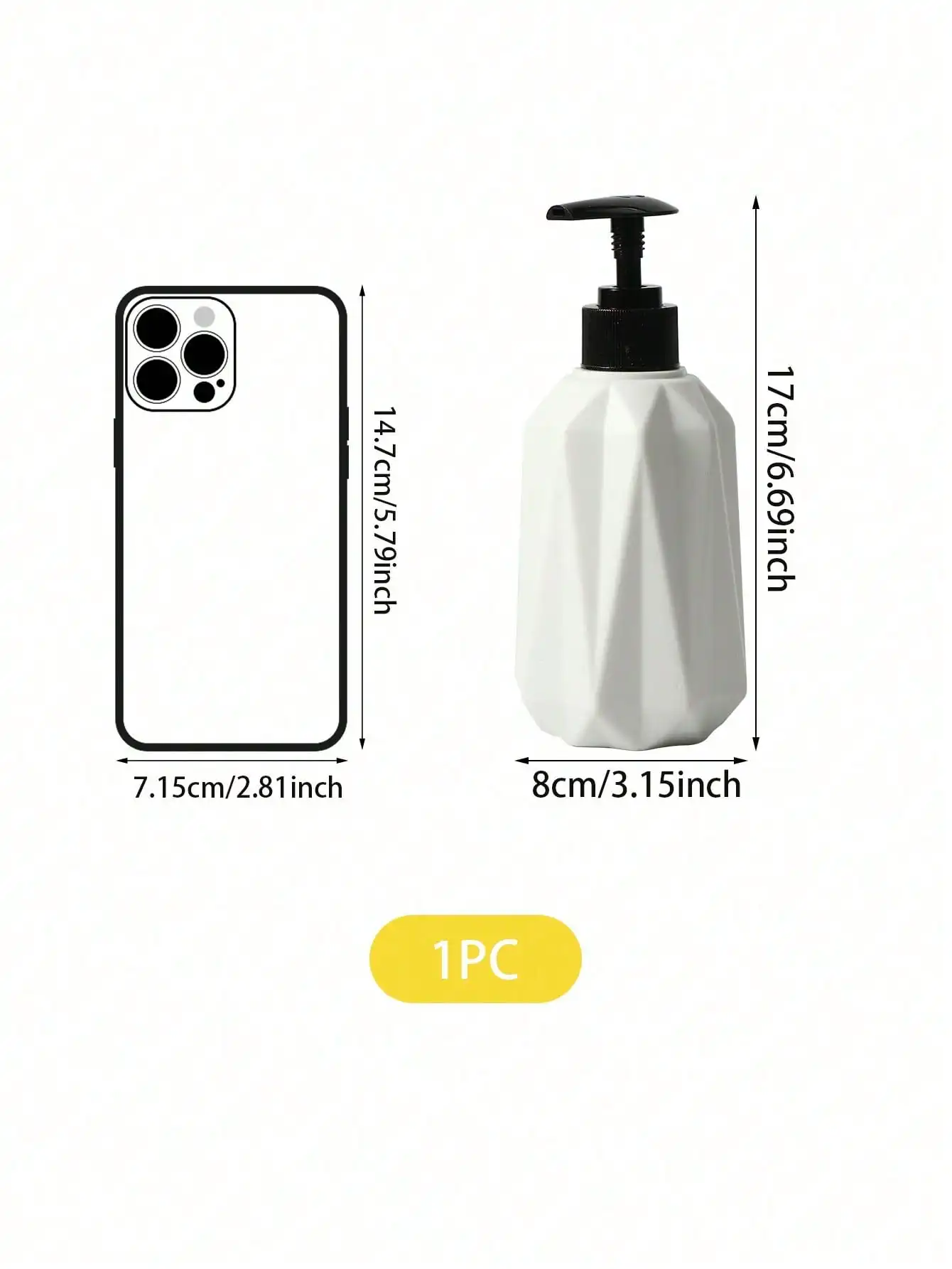 1PC plastic irregular lotion press bottles shampoo body wash hand sanitizer dispenser bottles household bathroom supplies