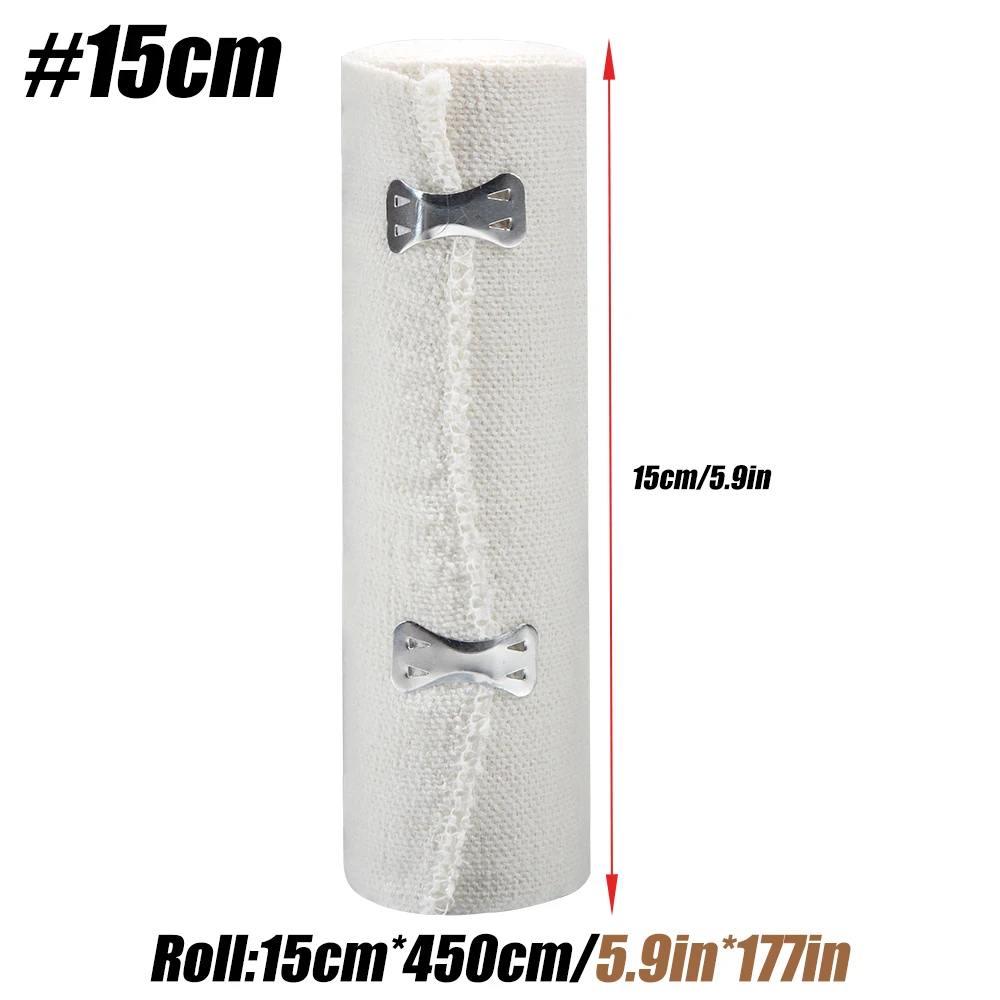 1 Rolle elastische Bandage, Stretch-Kompressionsbandage dehnbar bis zu 450 cm für Sport, Verstauchungen, Wade, Knöchel, Fuß