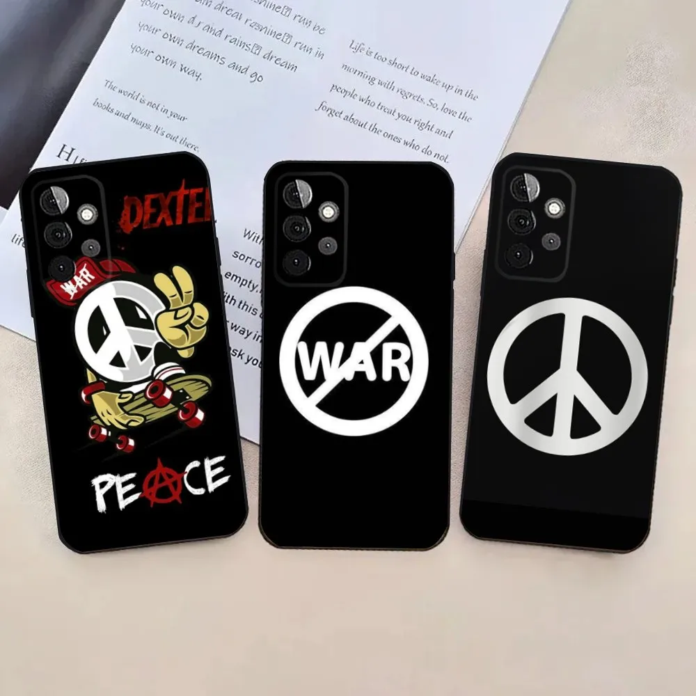 Peace No War   Phone Case For Samsung Galaxy A13,21s,22,31,32,52,53,71,80,91 Soft Black Cover