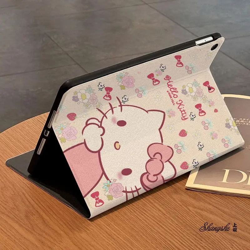 حافظة طاولة كاواي هالو كيتي لهاتف Redmi Pad Pro 12.1 SE 11 Xiaomi Pad 7 Pro 6SPro 5 5 Pro 12.4 غطاء كرتوني ذكي #6