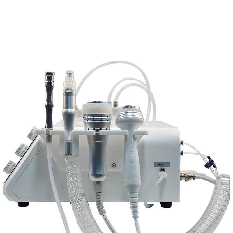 Hydrodermabrasie gezichtsapparaat 4-in-1 mee-eter verwijderaar, Aqua Peel, microdermabrasie en koude hamertechnologie voor alle huid
