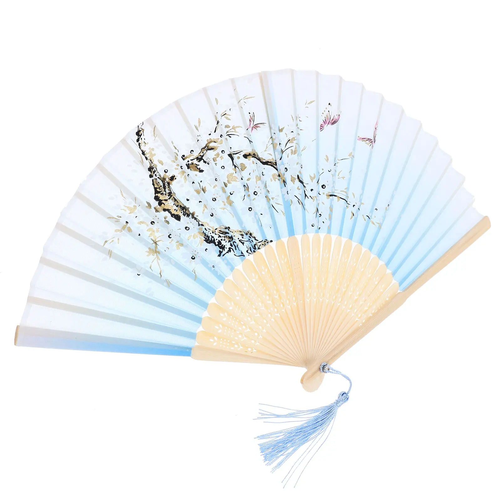

Bamboo Folding Fan Retro Hand Fans Decorative Foldable Chinese Wedding Party Adornment Fans Home Craft Sewing Accessories