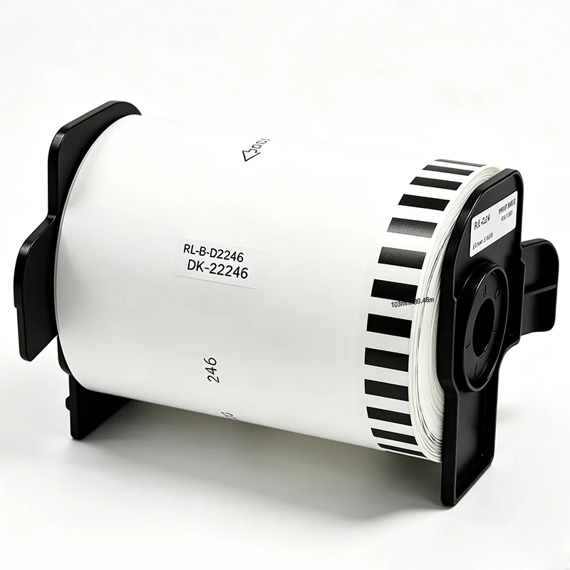 DK-22246 DK22246 Continuous Label Thermal Paper 103mm*30.48m Black on White For Brother QL QL-500 QL-570 QL-800 Label Printer