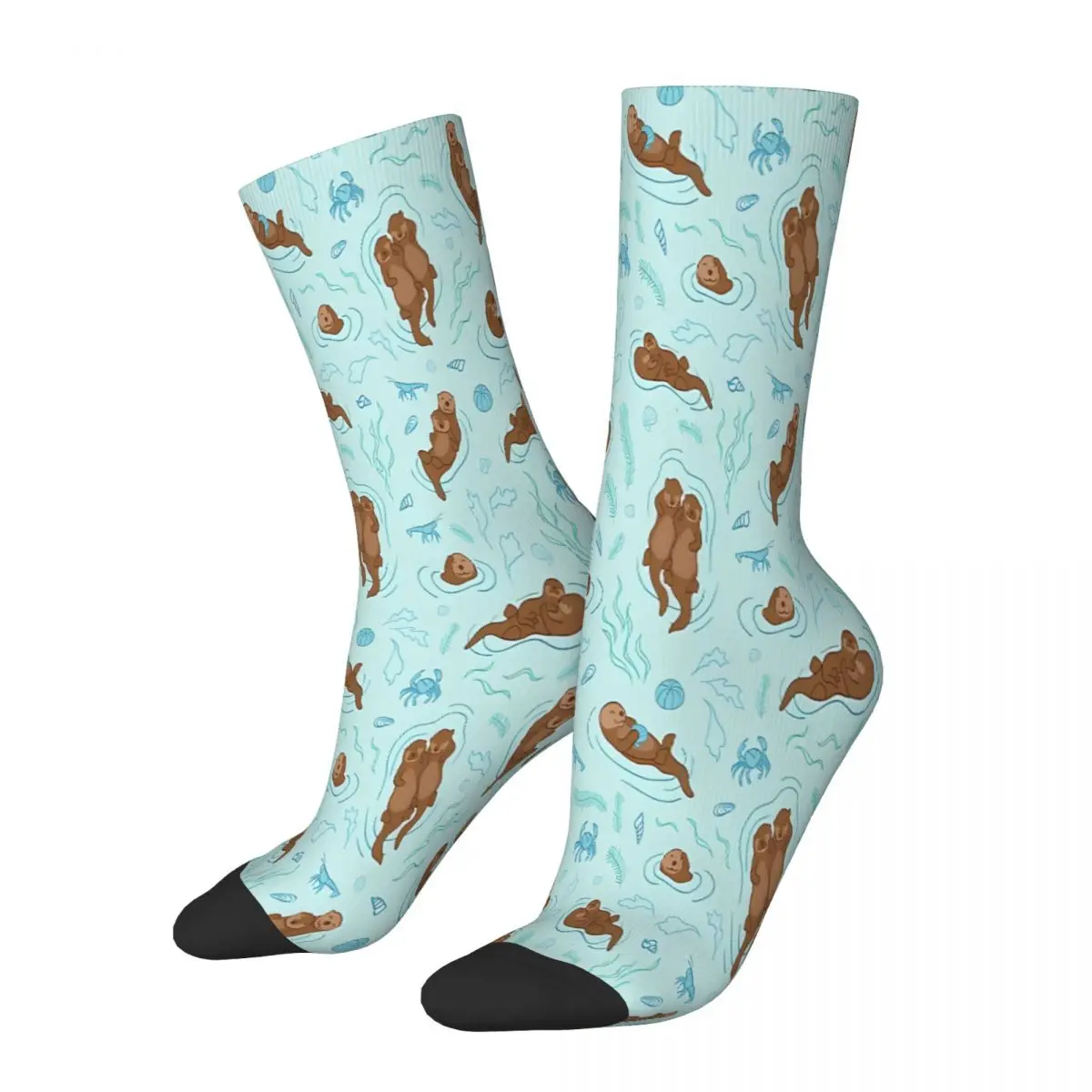 

Fun Light Sea Otter Otters Socks Male Mens Women Summer Stockings Printed