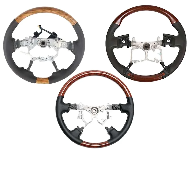 Suitable for Toyota Prado mahogany steering wheel