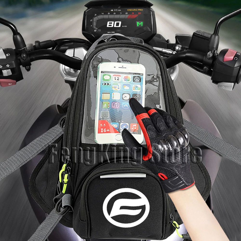 For CFMOTO CF 650 650MT 650NK 400NK 650GT 800MT Motorcycle Magnetic Bag Riding Bag Navigation Fuel Tank Bag Large Screen