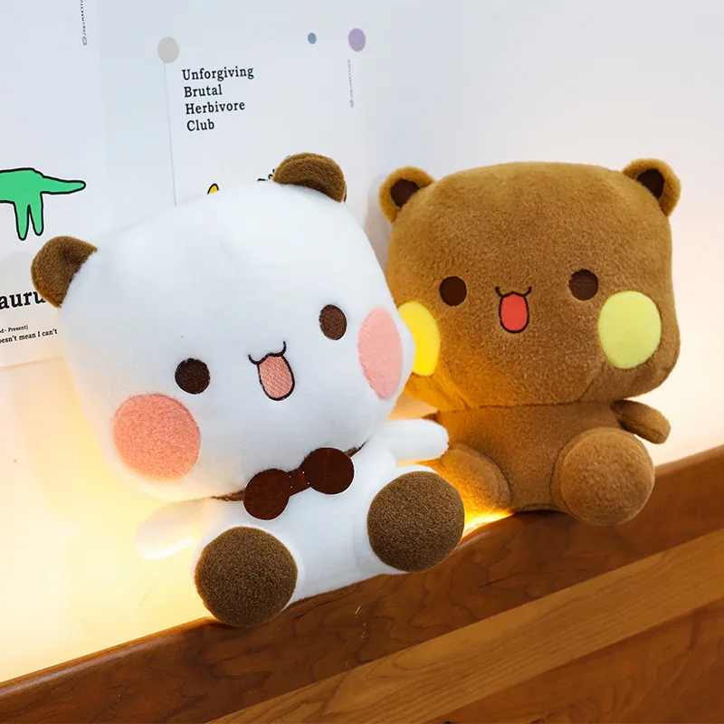 Cartoon Yier Bubu Plush Cute One Two Bubu Couple Bear Stuffed Pillow Doll Toy Cute Anime Plush Toy Gift For Girl Friend