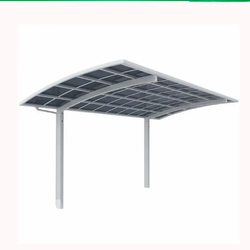 Outdoor Aluminium Car Shed Carport  with CE certificate for aluminum canopy with polycarbonate roof for sale