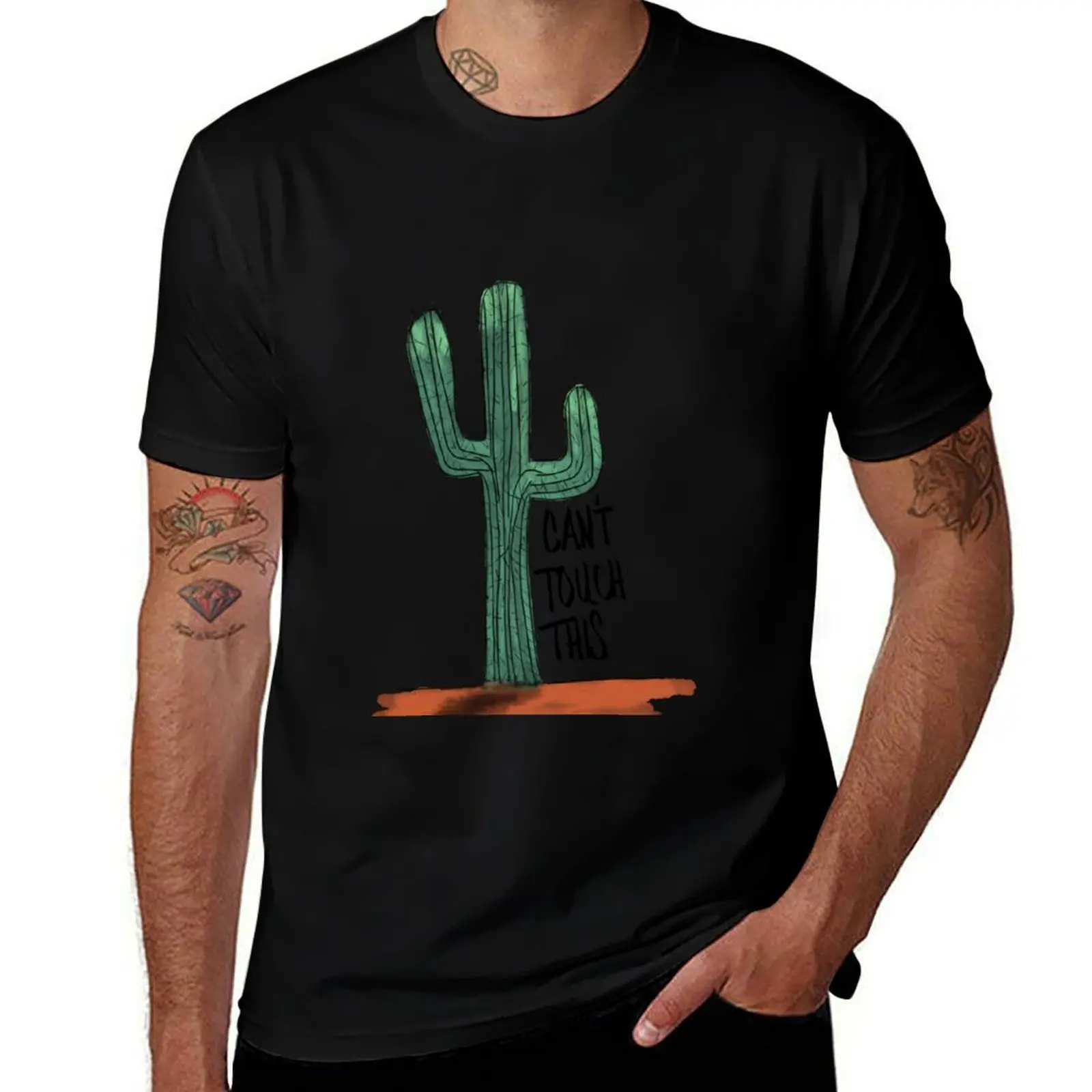 

Can't touch this cactus T-Shirt man t shirts for men cotton t shirt pack man graphic t shirt T-Shirt