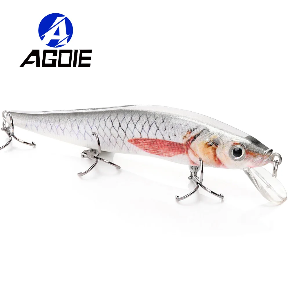 Agoie 65/90/120mm Realistyczna przynęta wędkarska Minnow Realistyczna przynęta wędkarska Twarda przynęta Crankbait Wobbler Pesca