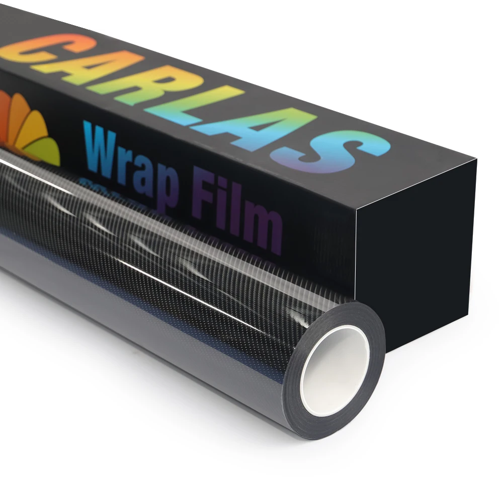 

CARLAS Car Films Paint Protection Black Car Wrapping Carbon Fiber Film 5D PPF TPU Car Decoration Stickers Carbon Wrapping