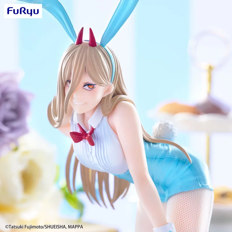 

In Stock 100% Original FuRyu BiCute Bunnies Chainsaw Man Pow wow Bunny Ver. Anime Figures Collectible Model Toy Sculpture Gift