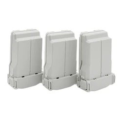 Shell de bateria de plástico para DJI Mini Drone, tampa externa, estojo de baterias, peças de reparo, acessórios Drone, Mini 4 Pro, 3pcs