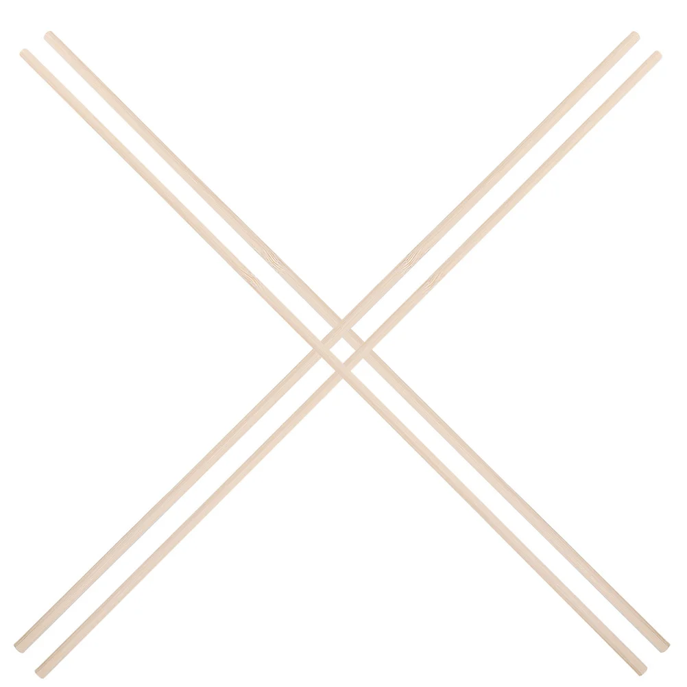 4 قطعة قضبان الخيزران كرسي مقعد القماش دعم عصا مدير الكراسي موثوقة مرنة DIY بها بنفسك الخيزران قضبان كرسي الإطار عصا