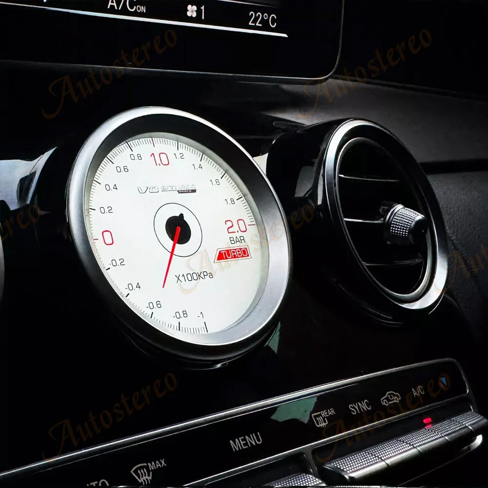 For Mercedes-Benz C253 X253 S205 W205 Power Meter Car Performance Meter Boost G-Force Meter Speedometer Digital Cluster Upgrade