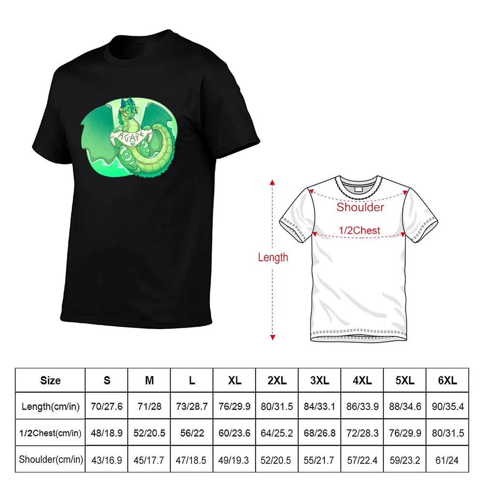 Agape Love T-Shirt Casual Loose Daily Wear T-Shirt