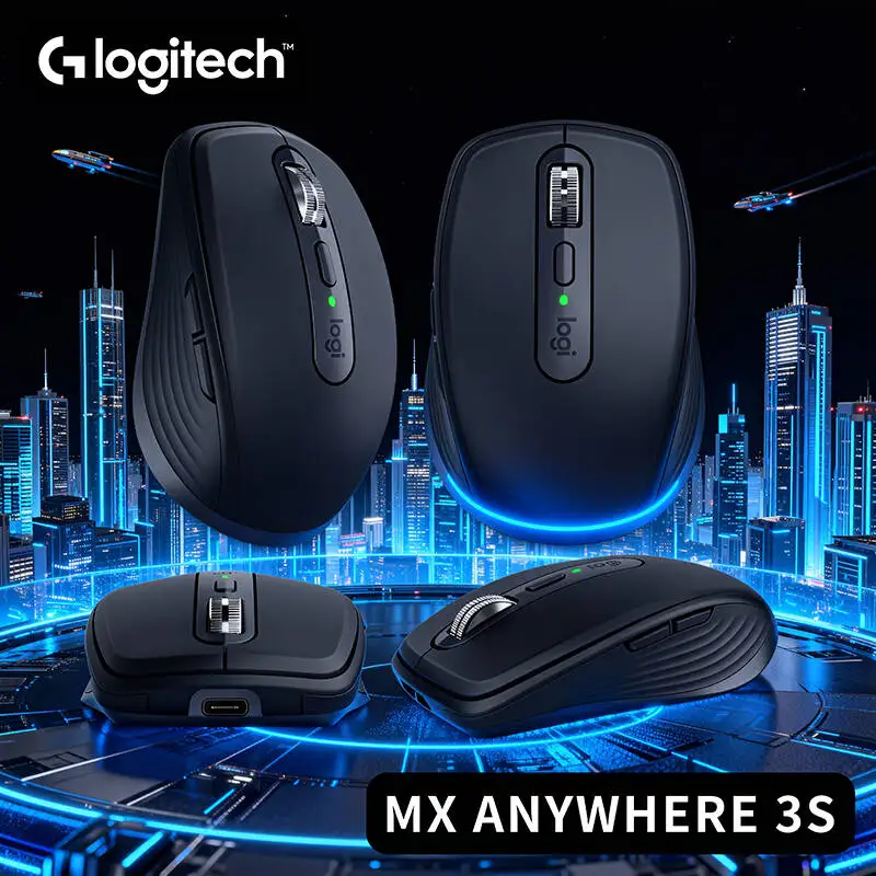 

Logitech MX Anywhere 3S Wireless Mouse, Fast Charging, 70-Day Long Battery Life, Ultra-Quiet Clicks