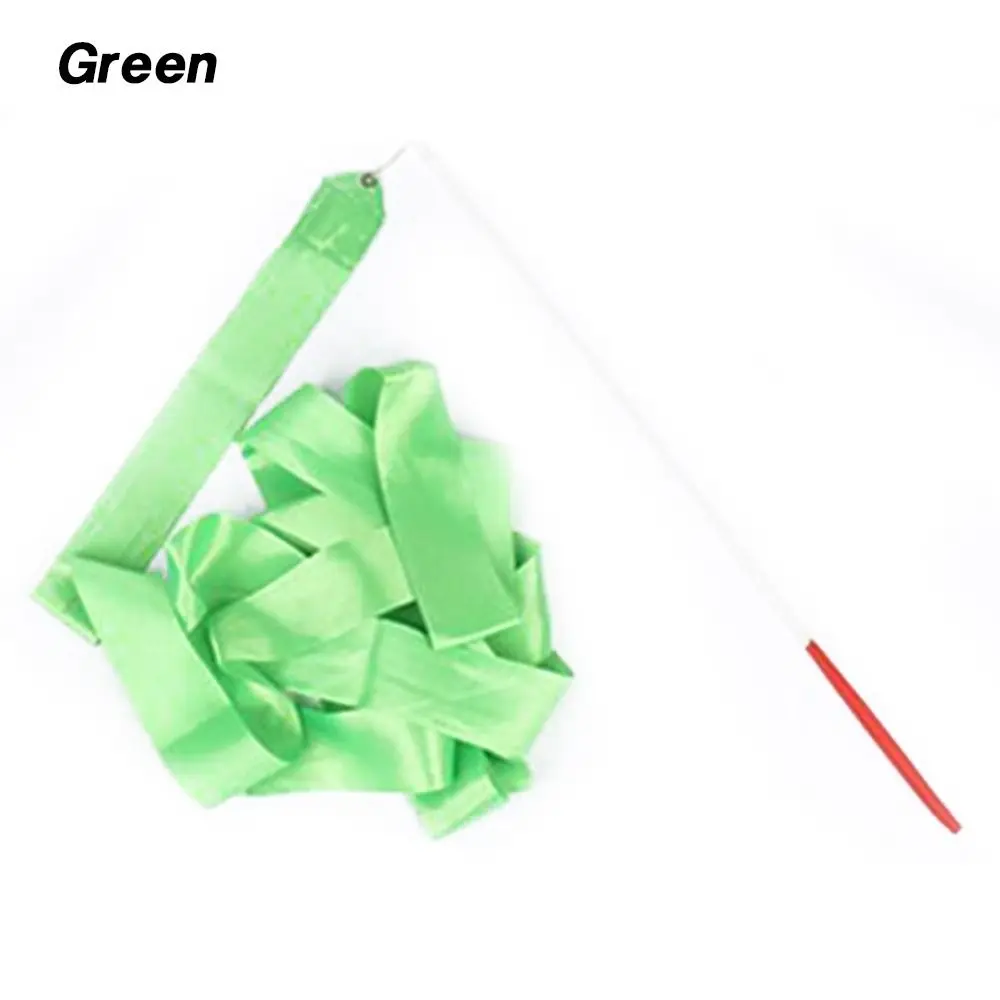 2M Gymnastics Ribbon Ballet Streamer Dance Ribbon Rhythmic Art Training Colorful Gym Ribbons Artistic Gymnastics Ribbon