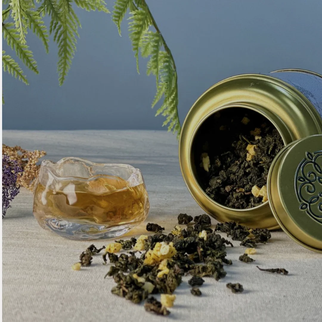 Afbeelding 5: Tea Story Peach Oolong Tea [Gewichtsbeheer] Cold Brew Fruit Infusion, Deluxe blik 80g